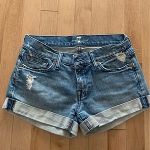 Seven for all mankind denim shorts